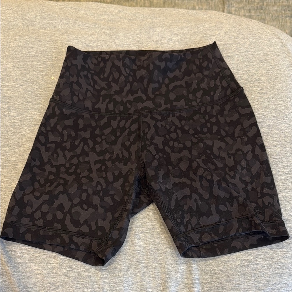 lululemon athletica Black biker Shorts